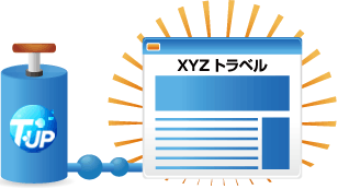 自社ペサイトの活用/イメージ